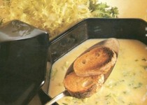 Zuppa di insalata riccia – soep van krulsla