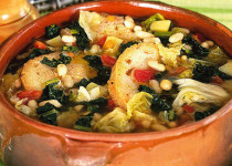 Ribollita – Toscaanse soep van bonen en kool.