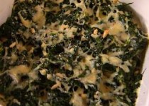 Spinaci gratinati - Gegratineerde spinazie