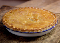 Pie van kip en worteltjes