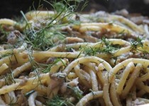 Spaghetti con le sarde - Spaghetti met sardines