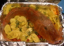Gallinella al forno - Rode poon uit de oven