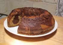 ciambella marmorizzata - tweekleurige tulband